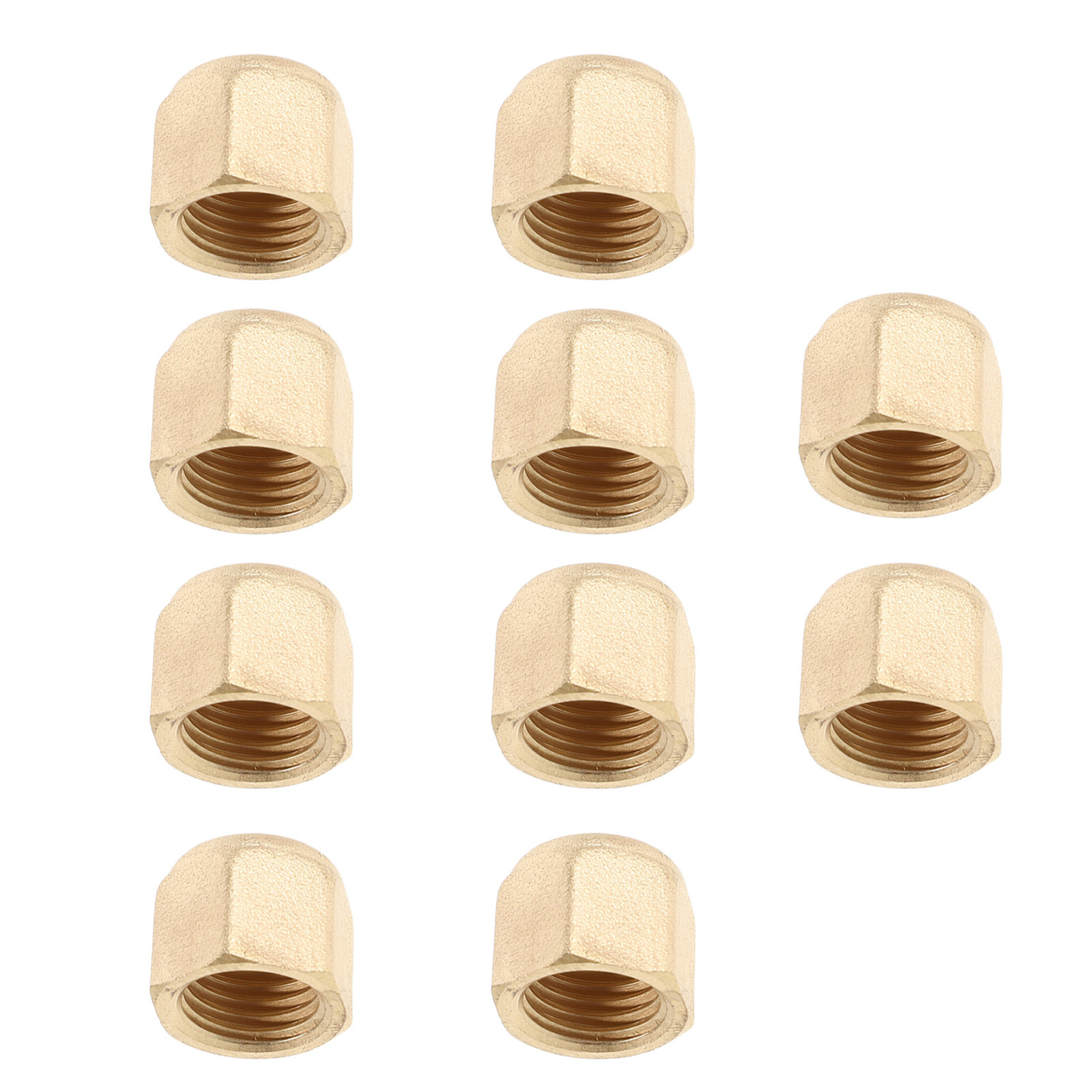 Compression Fitting Brass - 10 pezzi di tappi in ottone